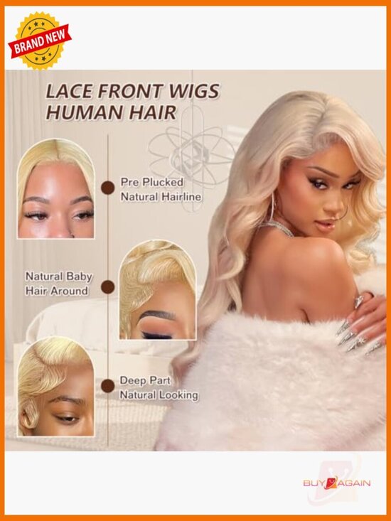 13x4 Body Wave Lace Front Wig Human Hair 200 Density Pre Plucked main image 5